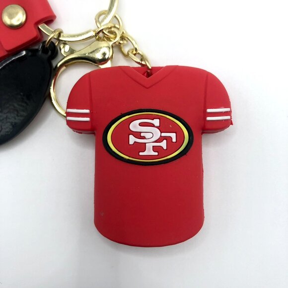 NEW 49ers Kittle Jersey Silicone Keychain - Picture 5 of 6